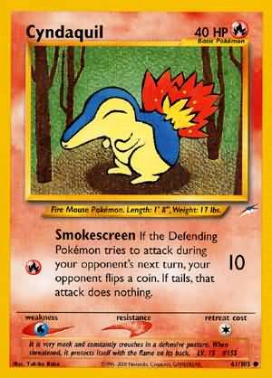 Cyndaquil (61/105) [Neo Destiny Unlimited] | Gear Gaming Fayetteville