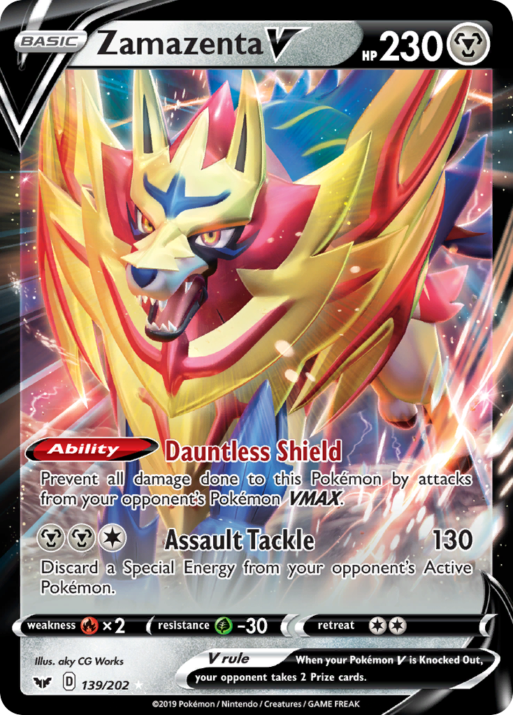 Zamazenta V (139/202) [Sword & Shield: Base Set] | Gear Gaming Fayetteville