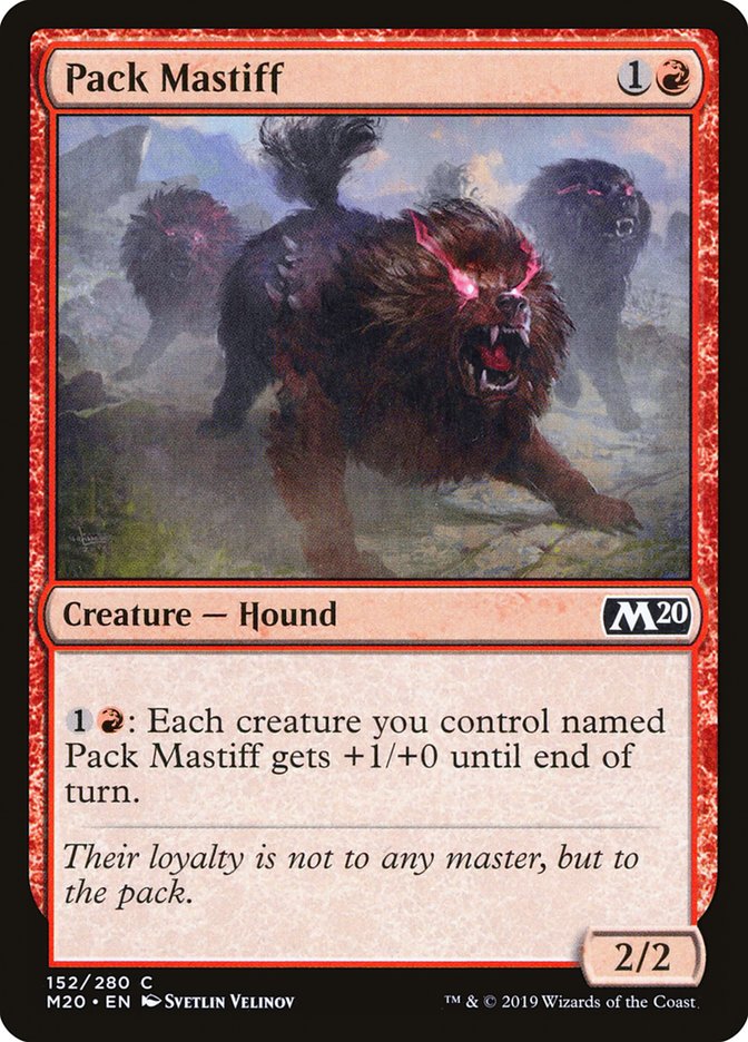 Pack Mastiff [Core Set 2020] | Gear Gaming Fayetteville