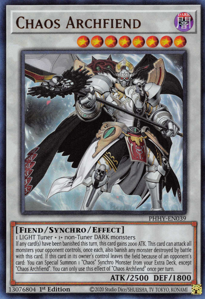 Chaos Archfiend [PHHY-EN039] Ultra Rare | Gear Gaming Fayetteville