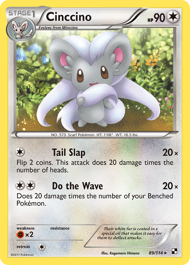 Cinccino (89/114) [Black & White: Base Set] | Gear Gaming Fayetteville