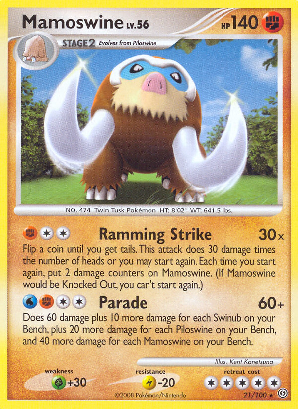 Mamoswine (21/100) [Diamond & Pearl: Stormfront] | Gear Gaming Fayetteville