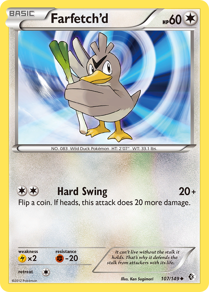 Farfetch'd (107/149) [Black & White: Boundaries Crossed] | Gear Gaming Fayetteville