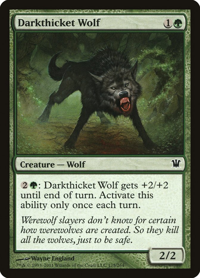 Darkthicket Wolf [Innistrad] | Gear Gaming Fayetteville