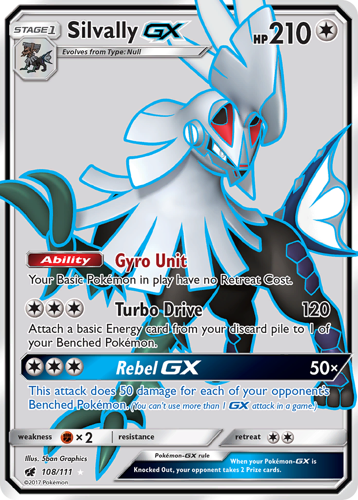 Silvally GX (108/111) [Sun & Moon: Crimson Invasion] | Gear Gaming Fayetteville