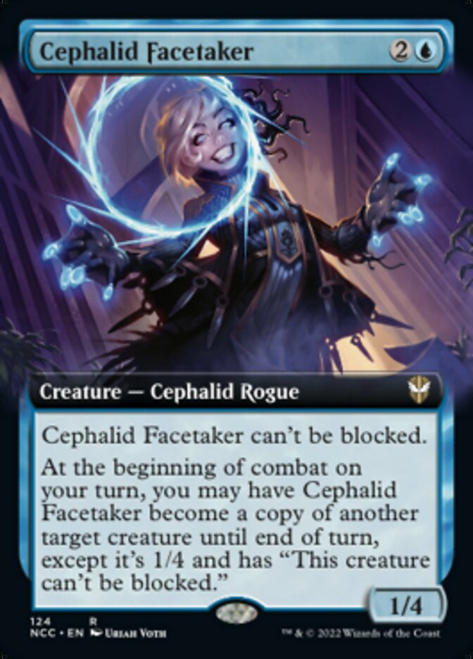 Cephalid Facetaker (Extended Art) [Streets of New Capenna Commander] | Gear Gaming Fayetteville