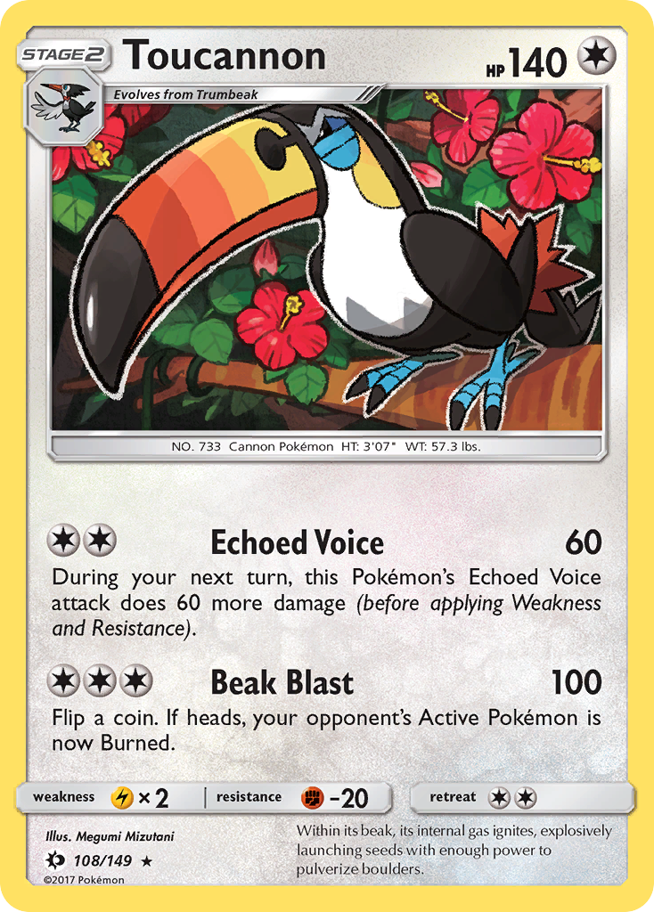 Toucannon (108/149) [Sun & Moon: Base Set] | Gear Gaming Fayetteville