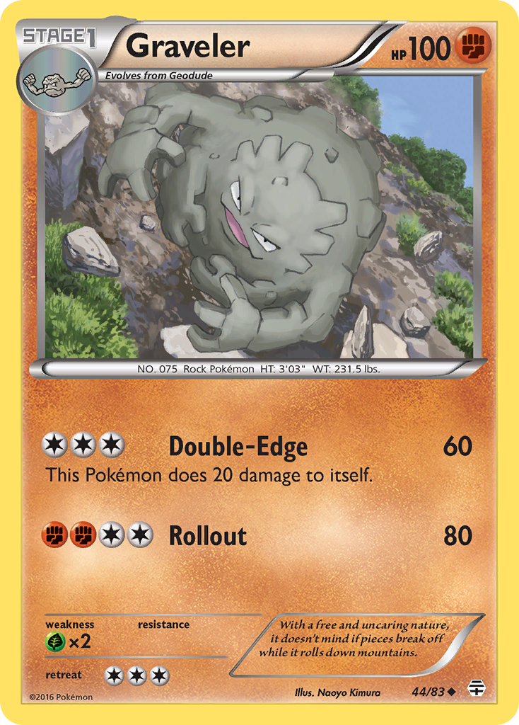 Graveler (44/83) [XY: Generations] | Gear Gaming Fayetteville