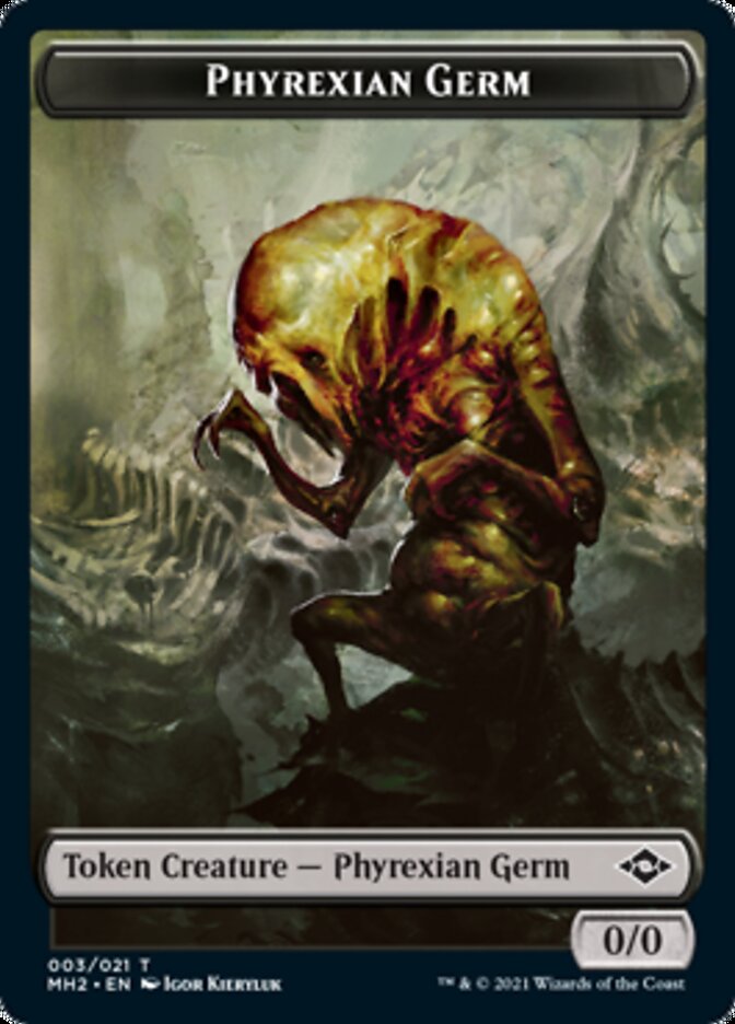 Phyrexian Germ // Treasure (21) Double-Sided Token [Modern Horizons 2 Tokens] | Gear Gaming Fayetteville