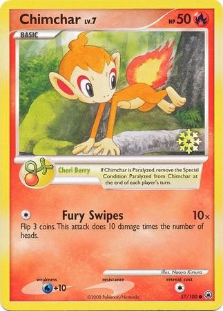 Chimchar (57/100) [Countdown Calendar Promos] | Gear Gaming Fayetteville