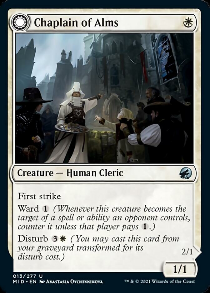 Chaplain of Alms // Chapel Shieldgeist [Innistrad: Midnight Hunt] | Gear Gaming Fayetteville