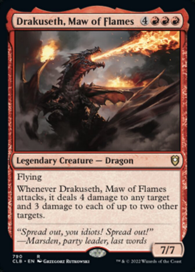 Drakuseth, Maw of Flames [Commander Legends: Battle for Baldur's Gate] | Gear Gaming Fayetteville