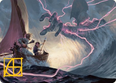 Hall of Storm Giants Art Card (Gold-Stamped Signature) [Dungeons & Dragons: Adventures in the Forgotten Realms Art Series] | Gear Gaming Fayetteville