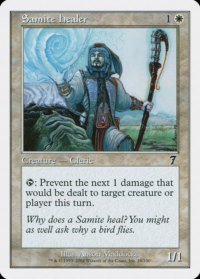 Samite Healer [Seventh Edition] | Gear Gaming Fayetteville