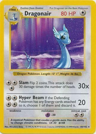 Dragonair (18/102) [Base Set Shadowless Unlimited] | Gear Gaming Fayetteville