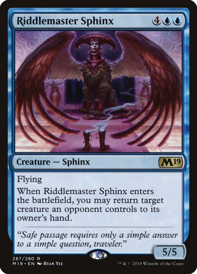 Riddlemaster Sphinx [Core Set 2019] | Gear Gaming Fayetteville