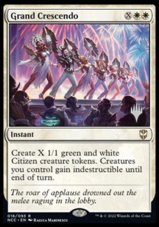 Grand Crescendo (Promo Pack) [Streets of New Capenna Commander Promos] | Gear Gaming Fayetteville