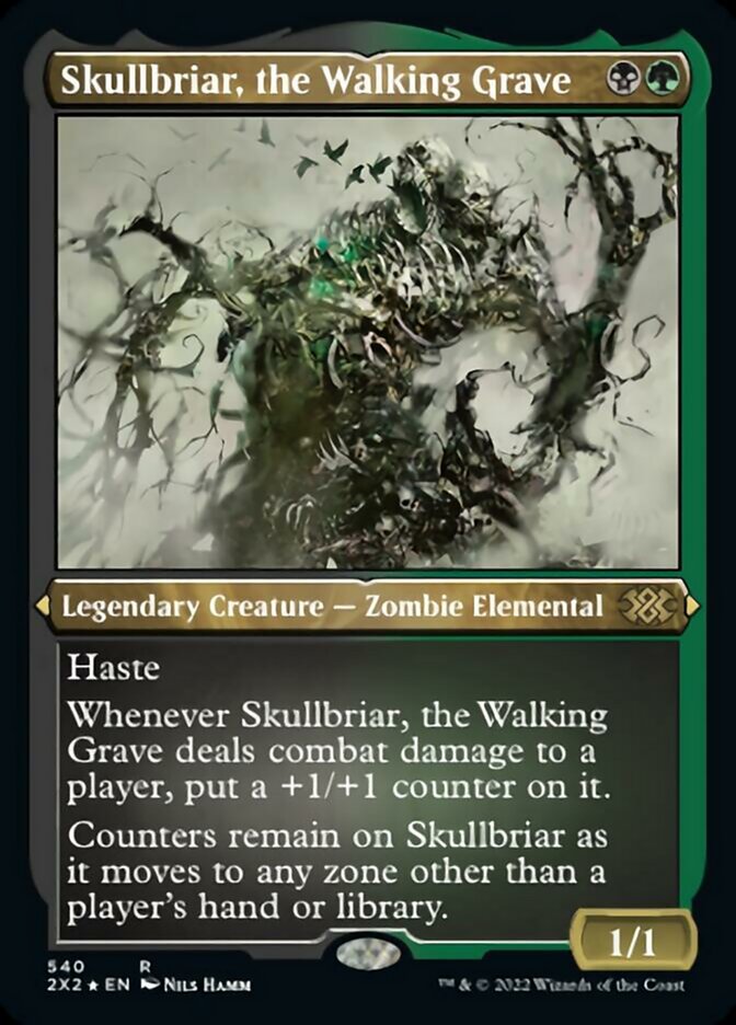 Skullbriar, the Walking Grave (Foil Etched) [Double Masters 2022] | Gear Gaming Fayetteville