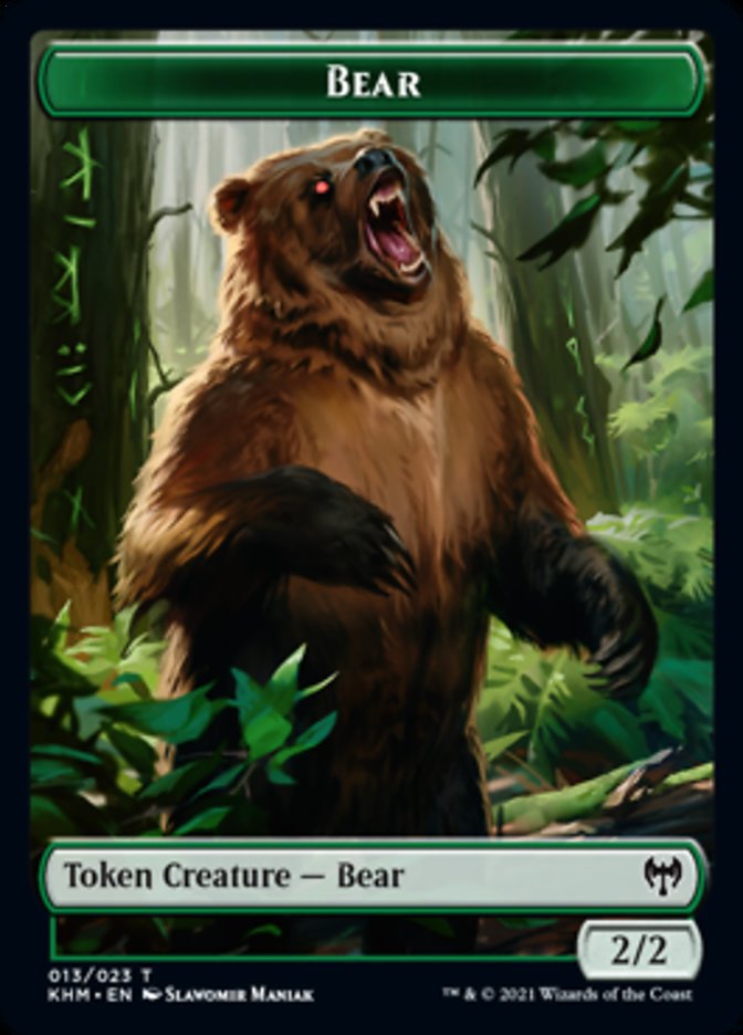 Bear Token [Kaldheim Tokens] | Gear Gaming Fayetteville