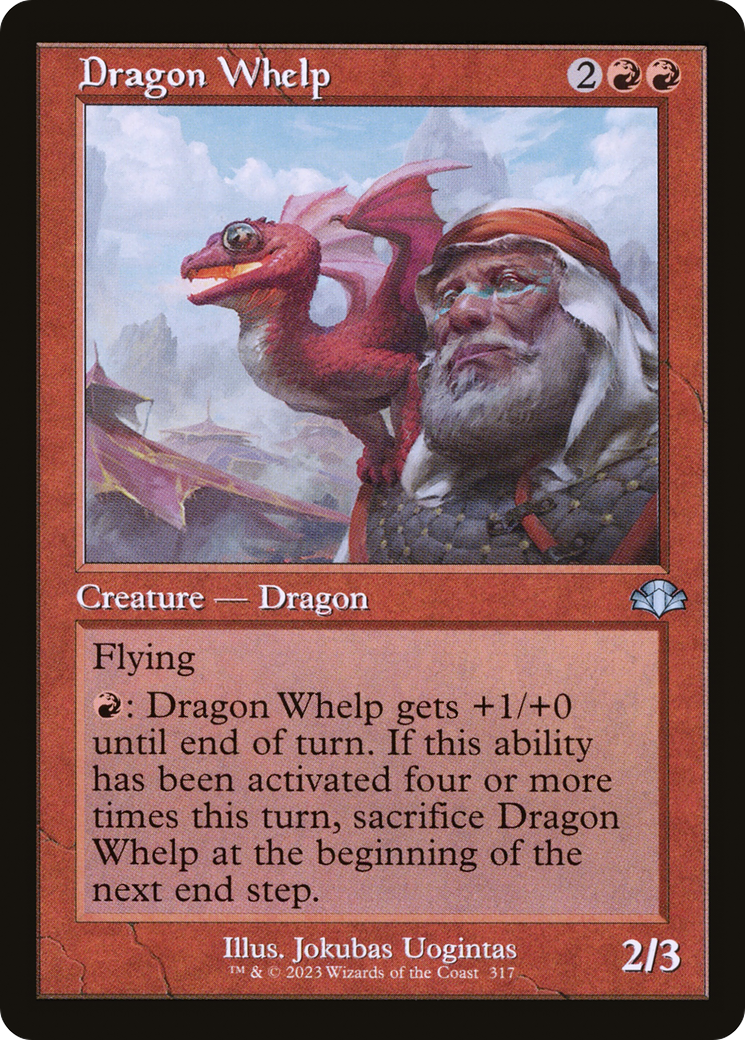 Dragon Whelp (Retro) [Dominaria Remastered] | Gear Gaming Fayetteville