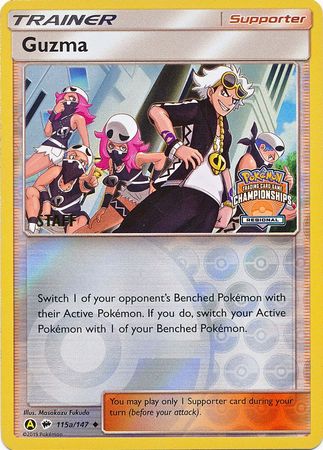 Guzma (115a/147) (Regional Championship Promo Staff) [Sun & Moon: Burning Shadows] | Gear Gaming Fayetteville