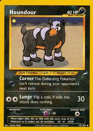 Houndour (43/105) [Neo Destiny Unlimited] | Gear Gaming Fayetteville