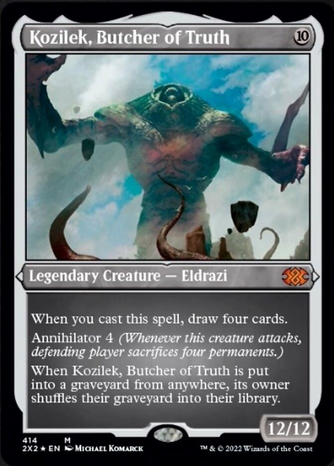 Kozilek, Butcher of Truth (Foil Etched) [Double Masters 2022] | Gear Gaming Fayetteville