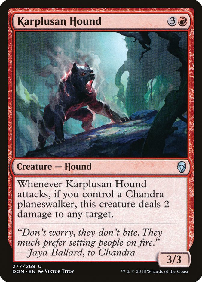 Karplusan Hound [Dominaria] | Gear Gaming Fayetteville