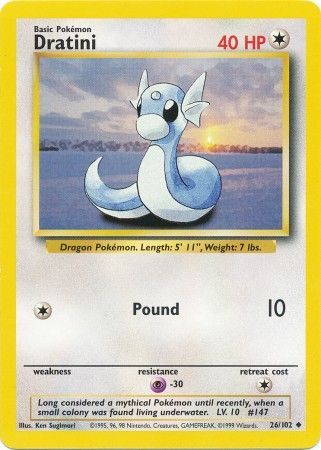 Dratini (26/102) [Base Set Unlimited] | Gear Gaming Fayetteville