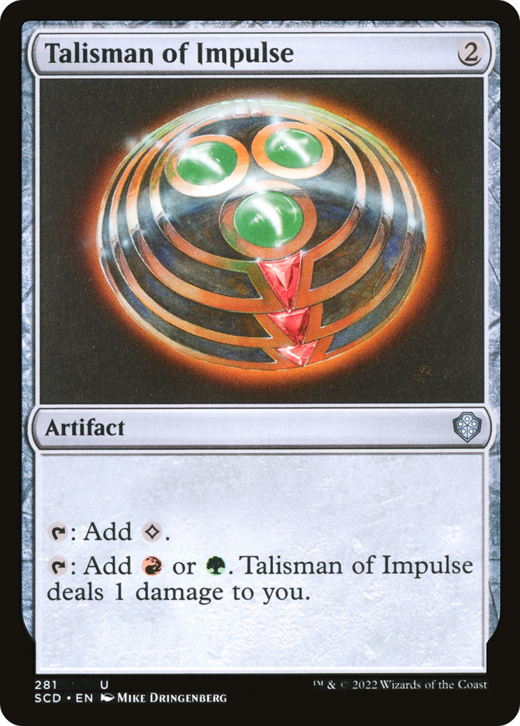 Talisman of Impulse [Starter Commander Decks] | Gear Gaming Fayetteville