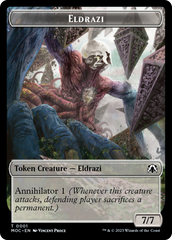 Goblin // Eldrazi Double-Sided Token [March of the Machine Commander Tokens] | Gear Gaming Fayetteville