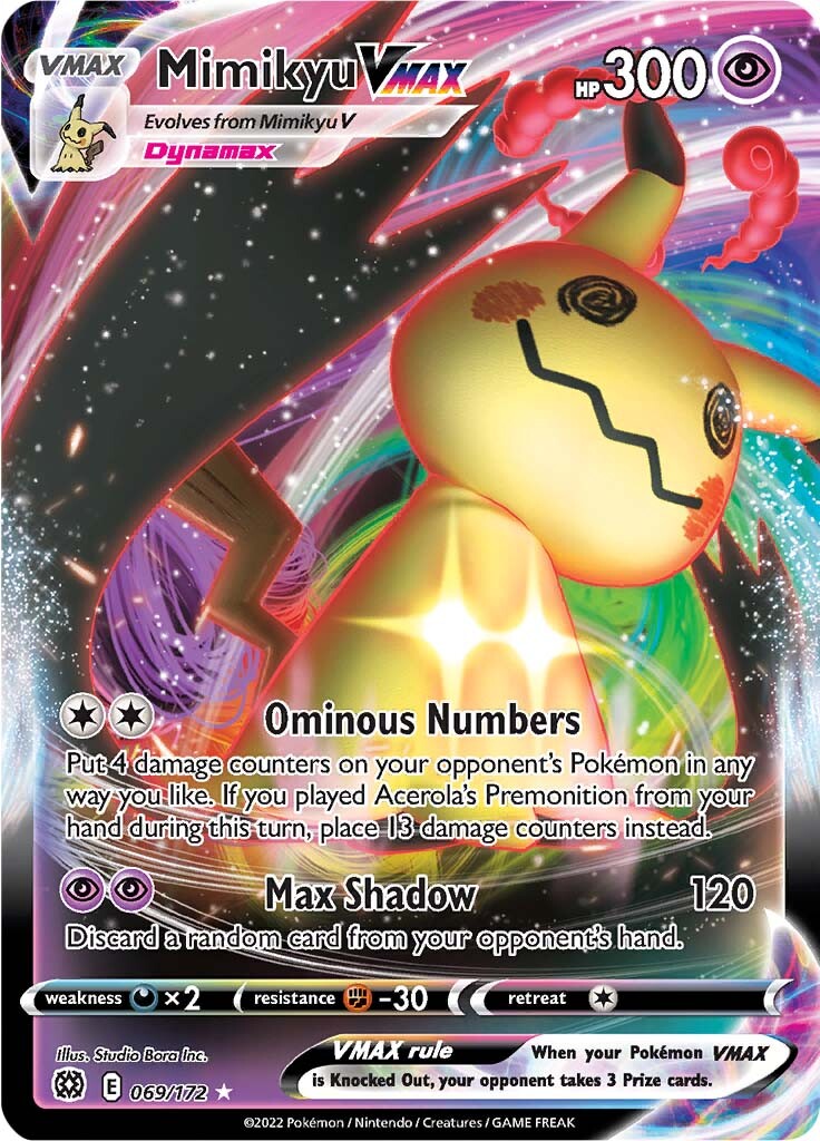 Mimikyu VMAX (069/172) [Sword & Shield: Brilliant Stars] | Gear Gaming Fayetteville