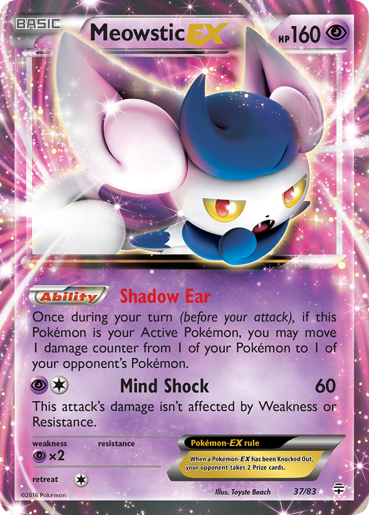 Meowstic EX (37/83) [XY: Generations] | Gear Gaming Fayetteville