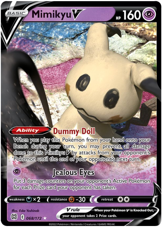 Mimikyu V (068/172) [Sword & Shield: Brilliant Stars] | Gear Gaming Fayetteville