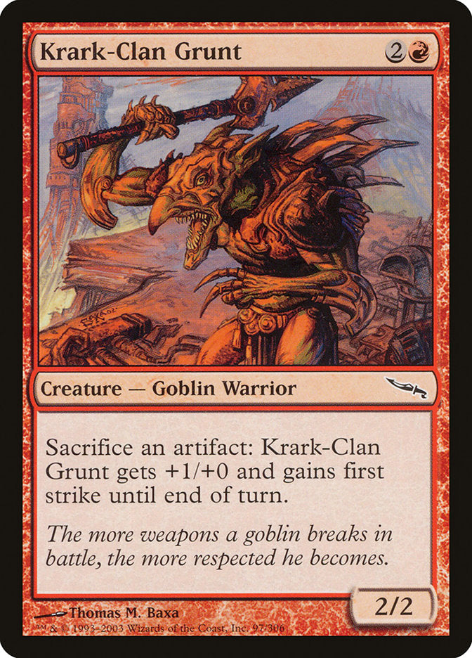 Krark-Clan Grunt [Mirrodin] | Gear Gaming Fayetteville