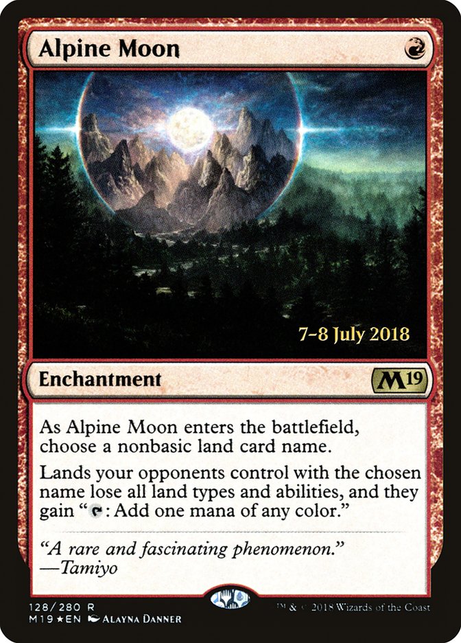 Alpine Moon [Core Set 2019 Prerelease Promos] | Gear Gaming Fayetteville