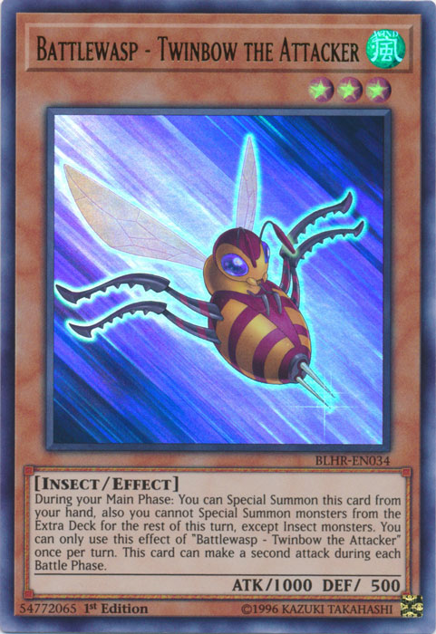 Battlewasp - Twinbow the Attacker [BLHR-EN034] Ultra Rare | Gear Gaming Fayetteville