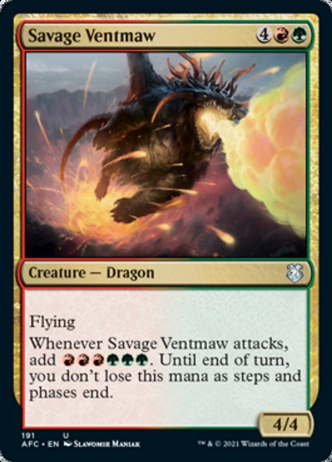 Savage Ventmaw [Dungeons & Dragons: Adventures in the Forgotten Realms Commander] | Gear Gaming Fayetteville