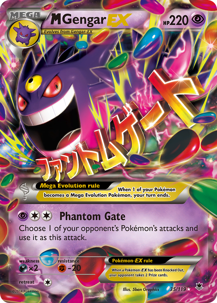 M Gengar EX (35/119) [XY: Phantom Forces] | Gear Gaming Fayetteville