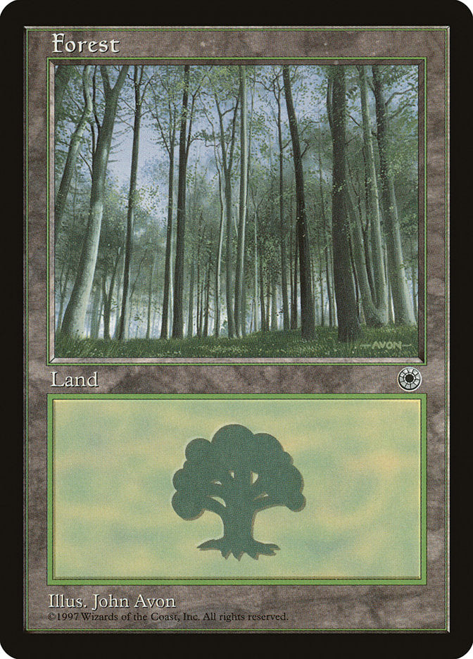 Forest (Green Signature with White Bark Trees) [Portal] | Gear Gaming Fayetteville