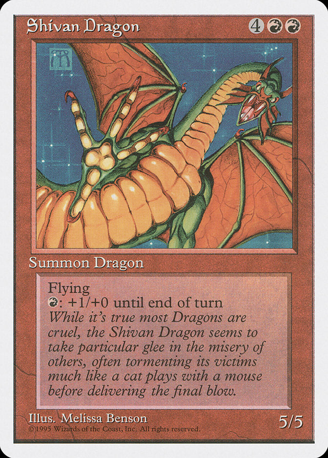 Shivan Dragon [Fourth Edition] | Gear Gaming Fayetteville