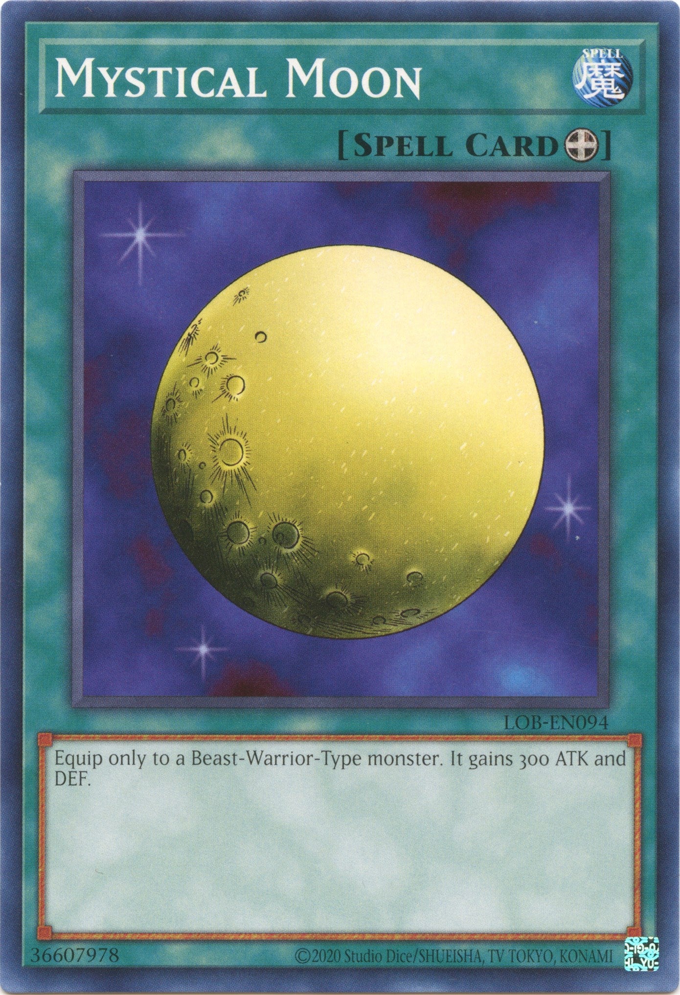 Mystical Moon (25th Anniversary) [LOB-EN094] Common | Gear Gaming Fayetteville