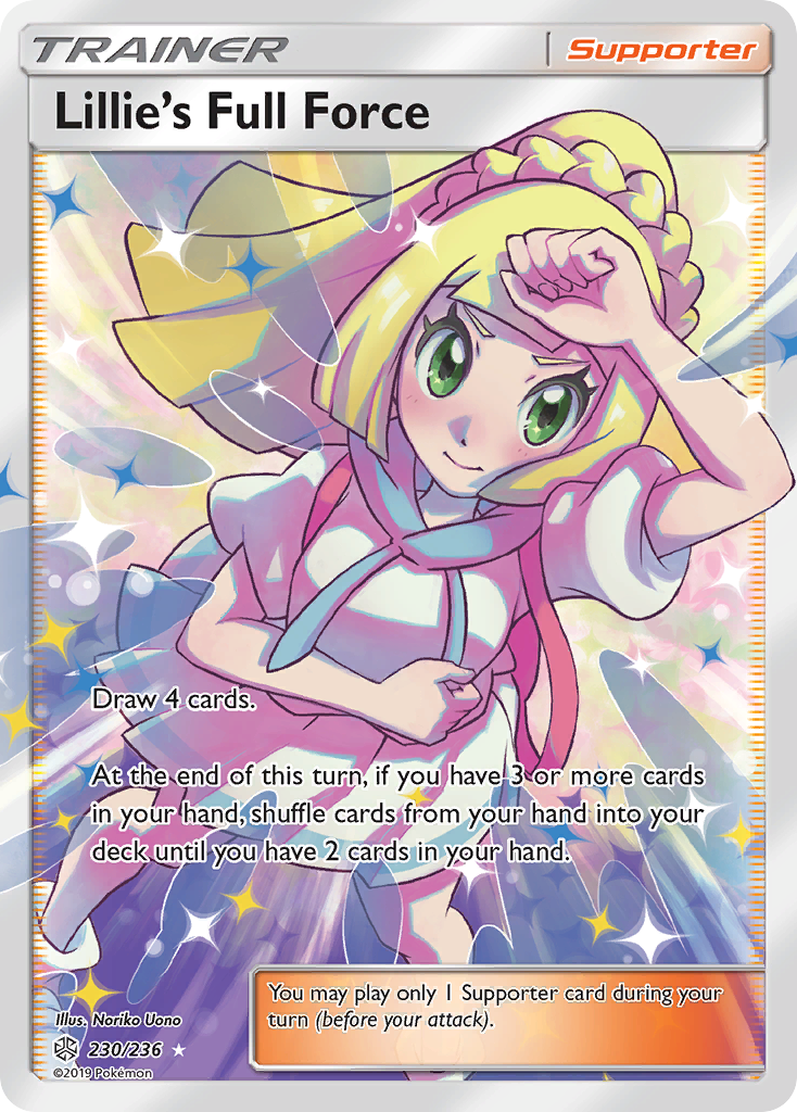 Lillie's Full Force (230/236) [Sun & Moon: Cosmic Eclipse] | Gear Gaming Fayetteville