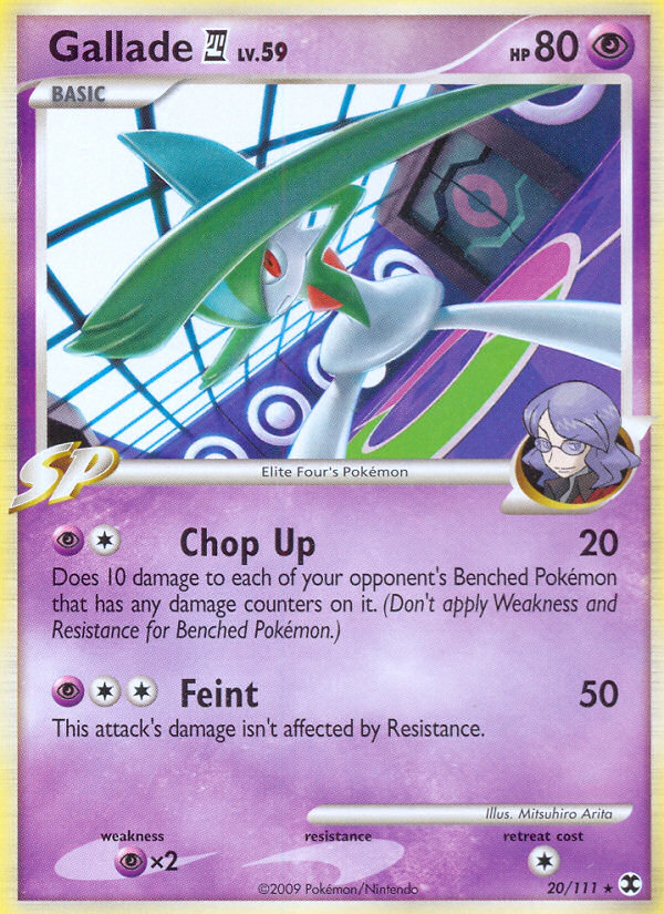 Gallade (20/111) [Platinum: Rising Rivals] | Gear Gaming Fayetteville