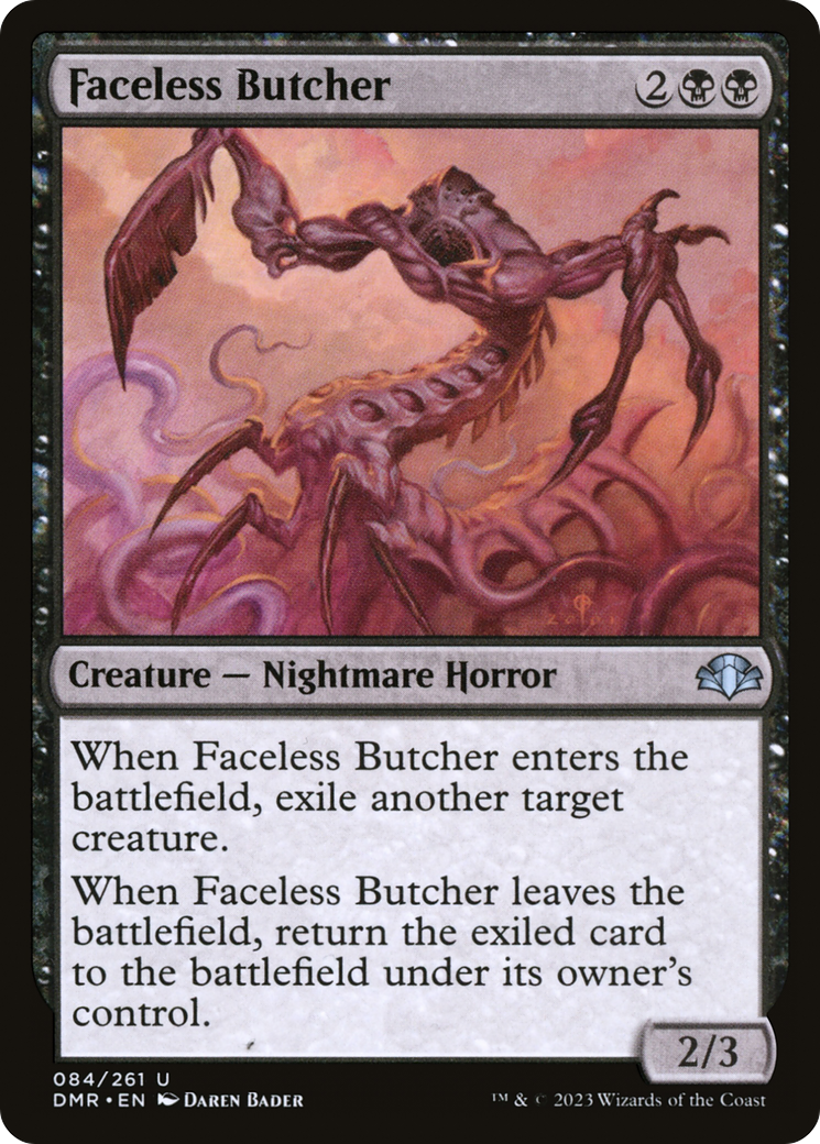 Faceless Butcher [Dominaria Remastered] | Gear Gaming Fayetteville