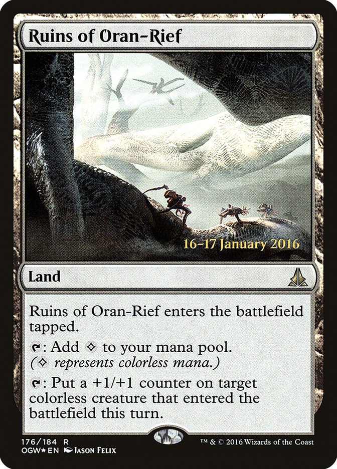 Ruins of Oran-Rief [Oath of the Gatewatch Prerelease Promos] | Gear Gaming Fayetteville