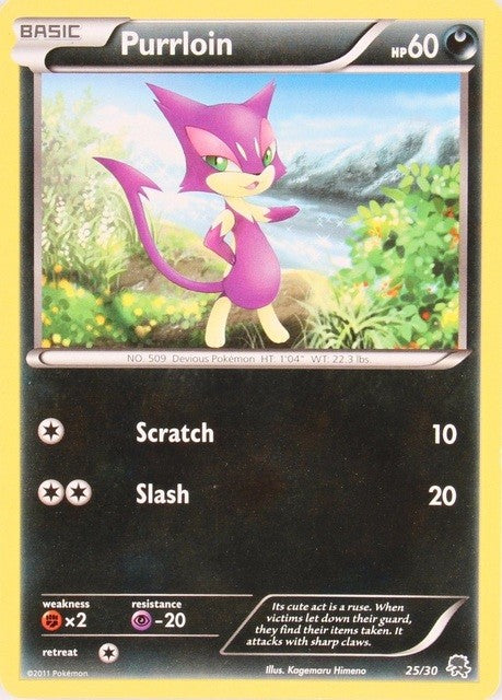 Purrloin (25/30) [Black & White: Trainer Kit - Zoroark] | Gear Gaming Fayetteville