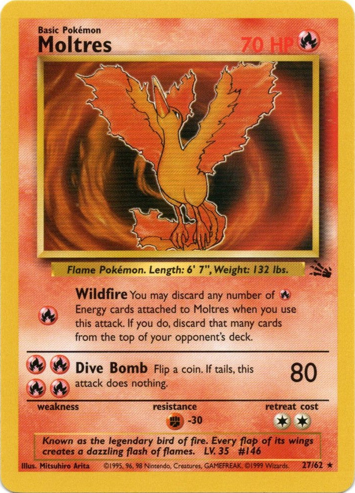 Moltres (27/62) [Fossil Unlimited] | Gear Gaming Fayetteville