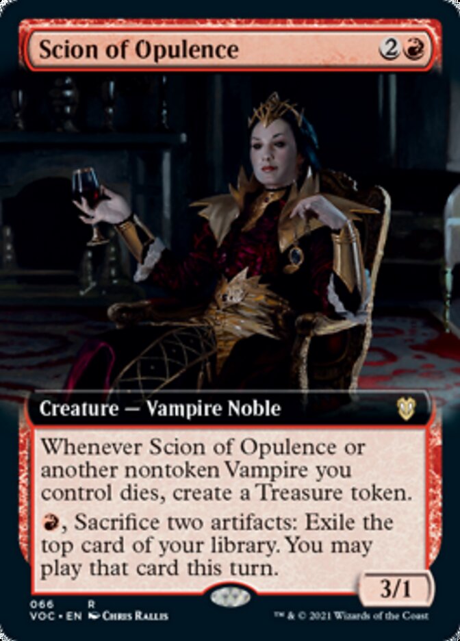 Scion of Opulence (Extended Art) [Innistrad: Crimson Vow Commander] | Gear Gaming Fayetteville