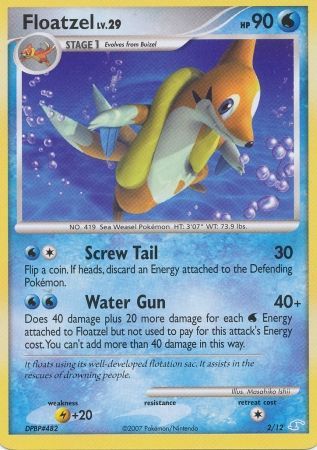 Floatzel (2/12) [Diamond & Pearl: Trainer Kit - Manaphy] | Gear Gaming Fayetteville